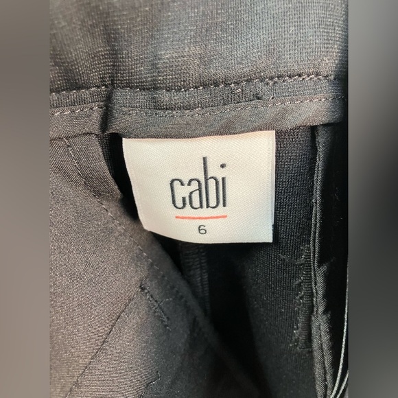 Cabi Banded Waist Trouser Women's Size 6 Black Style‎ #5866 - Picture 8 of 12